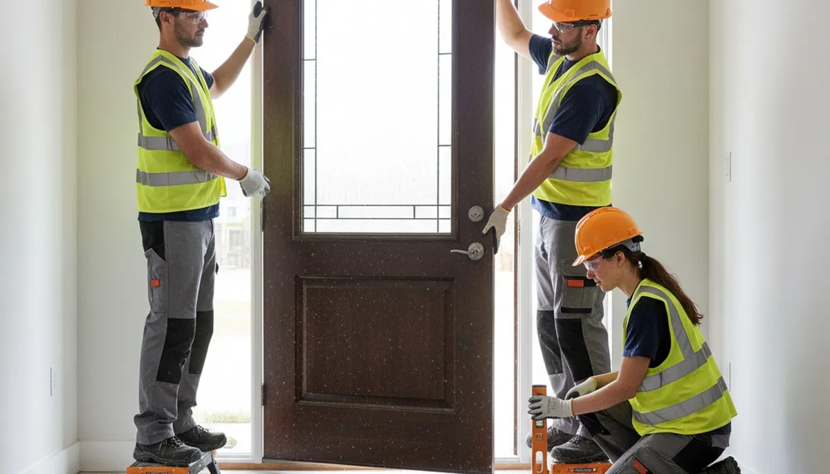 Door installation in Pittsburgh, PA by FX Remodeling & Exteriors for improved home comfort and curb appeal