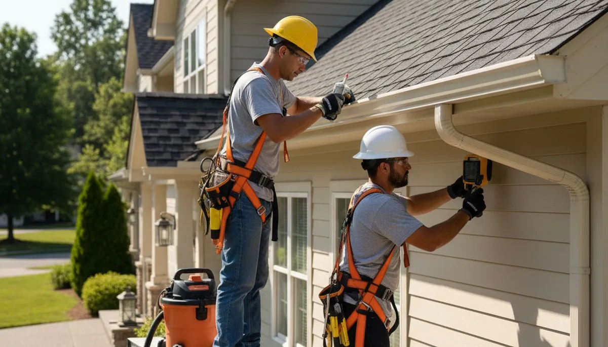 Gutter repair in Pittsburgh, PA for home exteriors by FX Remodeling & Exteriors